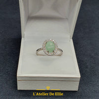 Silver Ring Aventurine