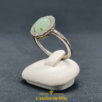 Silver Ring Aventurine