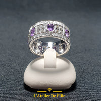 Amethyst Silver Ring
