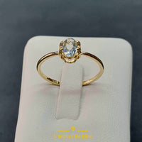 Gold Ring Aquamarine