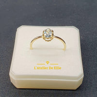 Gold Ring Aquamarine