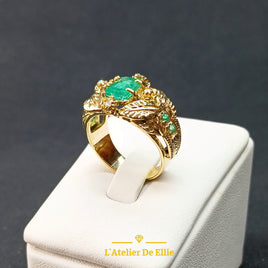 Gold Ring Emerald