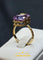 Gold Ring Amethyst