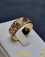 Gold Ring Ruby Roses