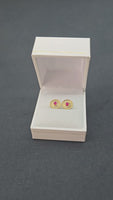 Boucles d'oreilles en or, rubis et diamants